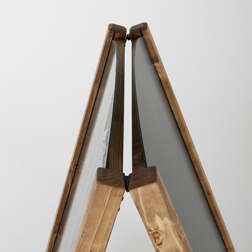 Timber Board Ahşap Dış Mekan Kara Tahta Kayın Ağacı Menü Panosu