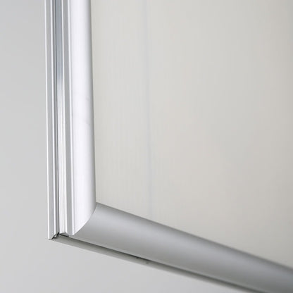 Çift Taraflı Germe Tavan Poster Çerçevesi 25 mm Asma Vitrin Çerçeve