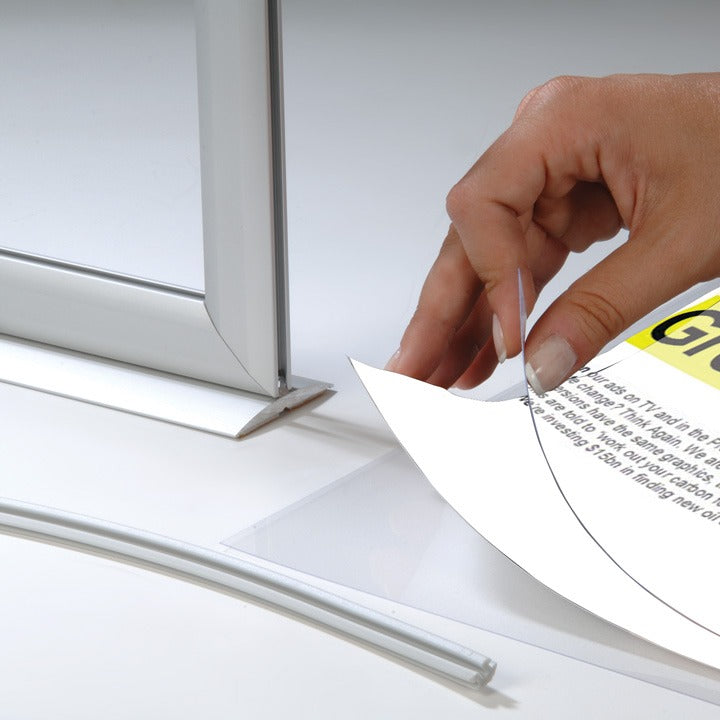 Set Üstü Sürgülü Çift Taraflı Yatay Poster Çerçevesi 25 mm A3 A4