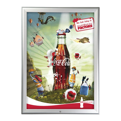 Kilitli Poster Çerçevesi 32 mm Gönye Köşe Güvenlikli Alüminyum