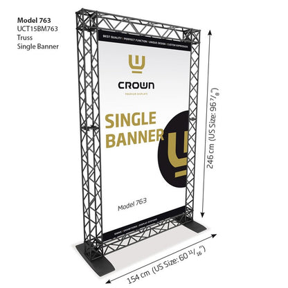 Crown Truss Banner Modüler Fuar Stand Sistemi Reklam Panel Çözümleri