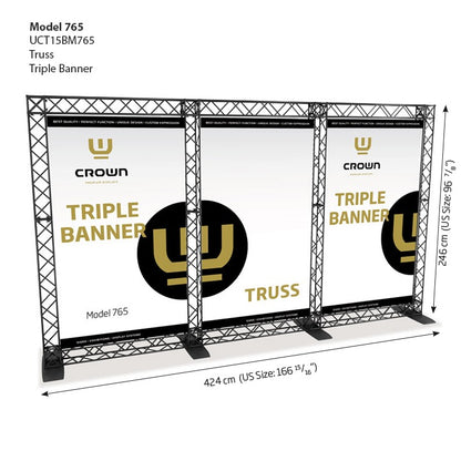 Crown Truss Banner Modüler Fuar Stand Sistemi Reklam Panel Çözümleri