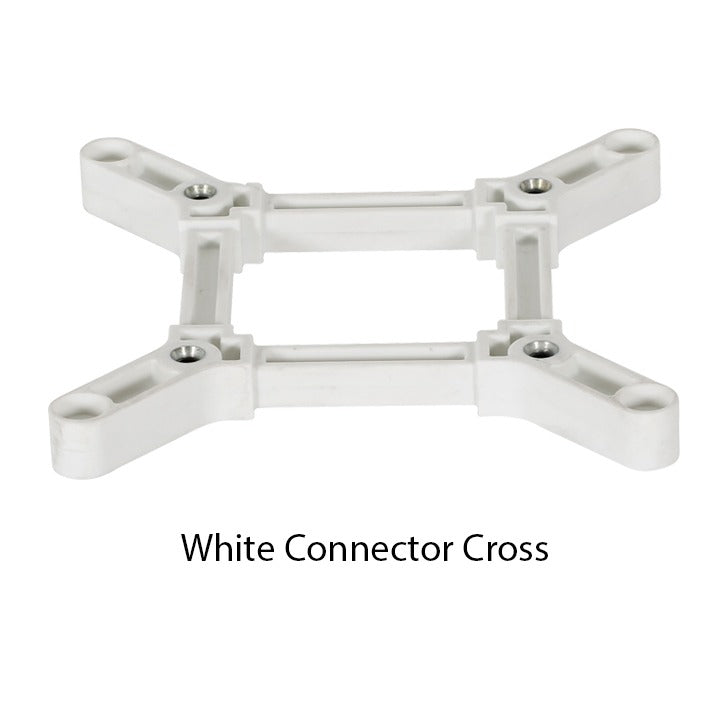 Crown Truss Kare Ayak Fuar Kafes Sistemi Taban Aksesuarı Siyah
