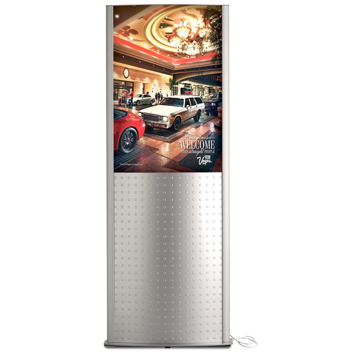 Dekoratif Işıklı Totem Çift Taraflı Ayaklı Led Reklam Panosu A0 A1