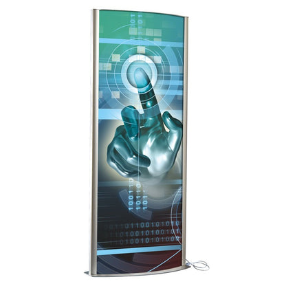 Işıklı Demonte Totem Çift Taraflı Ayaklı Led Reklam Panosu