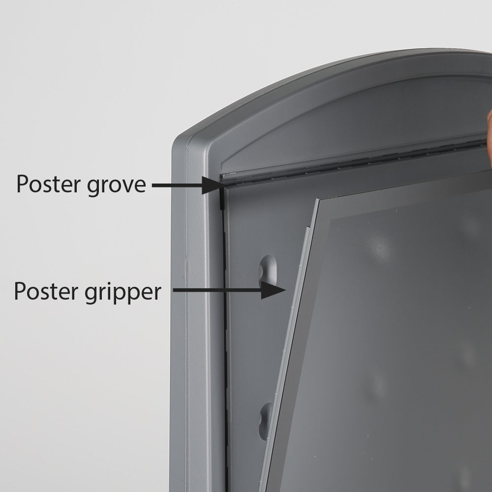 Master Sign Flex Dış Mekan Kaldırım Reklam Panosu HDPE Folyo Uygulama