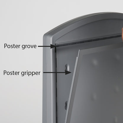 Master Sign Flex Dış Mekan Kaldırım Reklam Panosu HDPE Folyo Uygulama