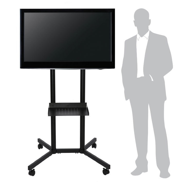 Slim TV Standı Alüminyum Ayaklı Dijital Ekran Teşhir Standı