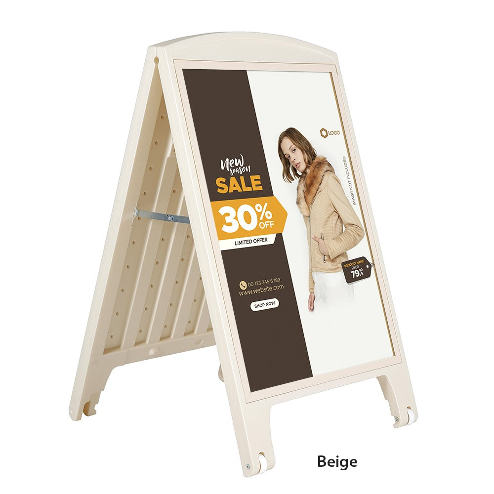 Street SignPro Deco Tekerlekli Kaldırım Reklam Panosu Lensli Poster