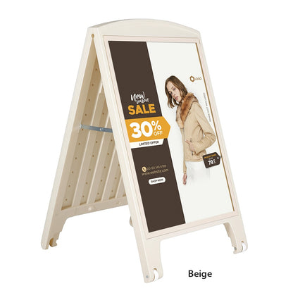 Street SignPro Deco Tekerlekli Kaldırım Reklam Panosu Lensli Poster