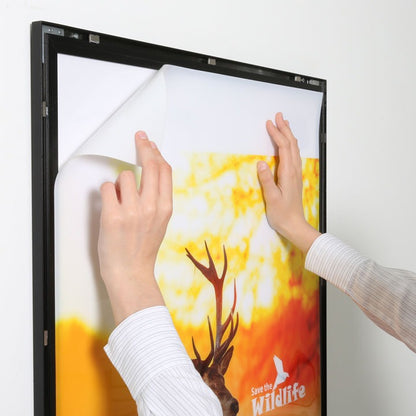 Magneco Ledbox Tek Taraflı İnce Işıklı Manyetik Poster Çerçevesi