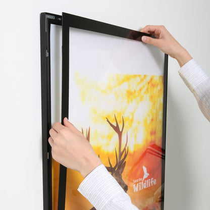 Magneco Ledbox Tek Taraflı İnce Işıklı Manyetik Poster Çerçevesi