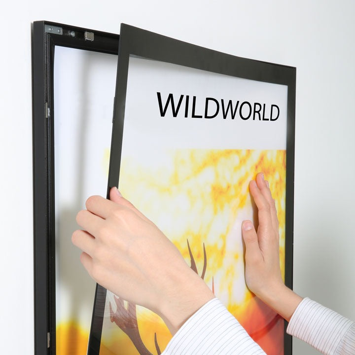 Magneco Ledbox Tek Taraflı İnce Işıklı Manyetik Poster Çerçevesi