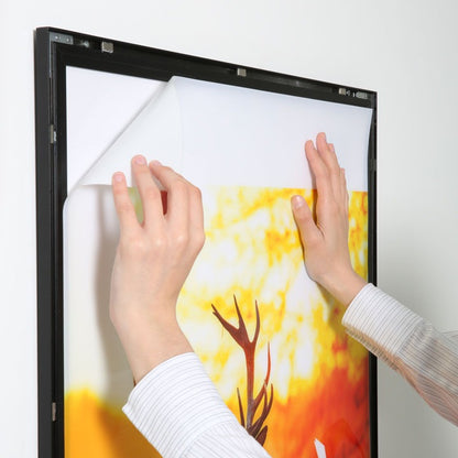 Magneco Ledbox Tek Taraflı İnce Işıklı Manyetik Poster Çerçevesi
