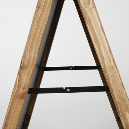 Timber Board Ahşap Dış Mekan Kara Tahta Kayın Ağacı Menü Panosu