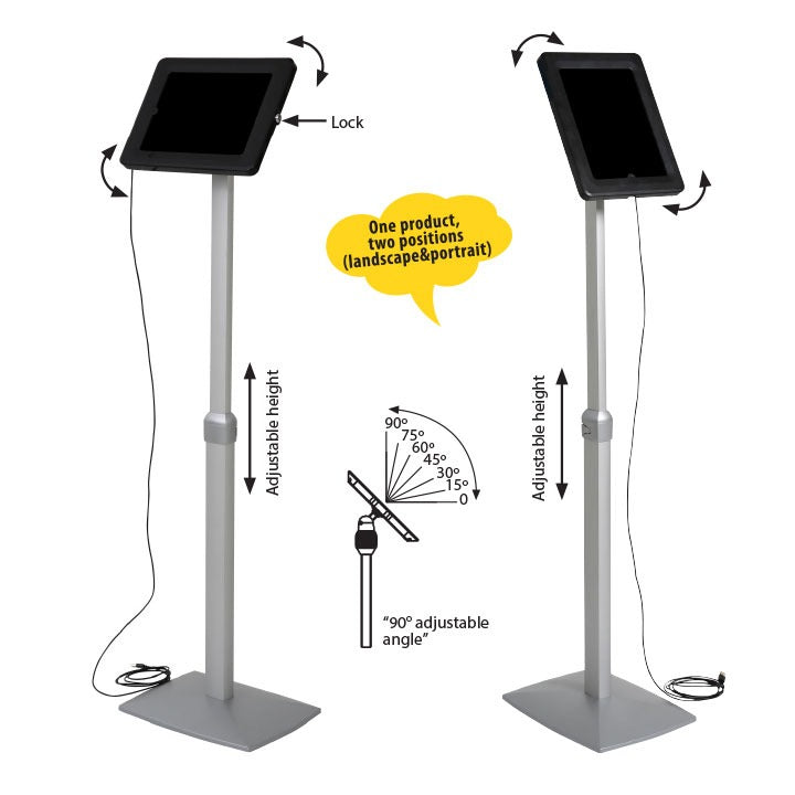 Universal Flexi Tablet Standı Ayarlanabilir Ayaklı Alüminyum Stand