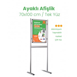 Uzun Ayaklı 70x100 Tek Yön Pano